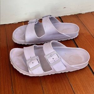 Birkenstock Eva Arizona sandals size 7/7.5 in purple fog